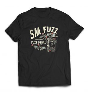 Black SM Fuzz T-shirt