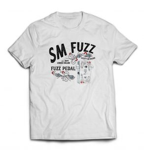 White SM-Fuzz T-Shirt